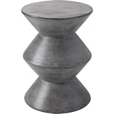 Union End Table in Anthracite Grey Polished & Sealed Concrete